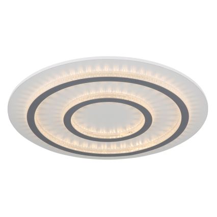 Globo - Plafonieră LED reglabilă 60W/230V, 3000–6500K, Ø 55 cm, albă, cu telecomandă