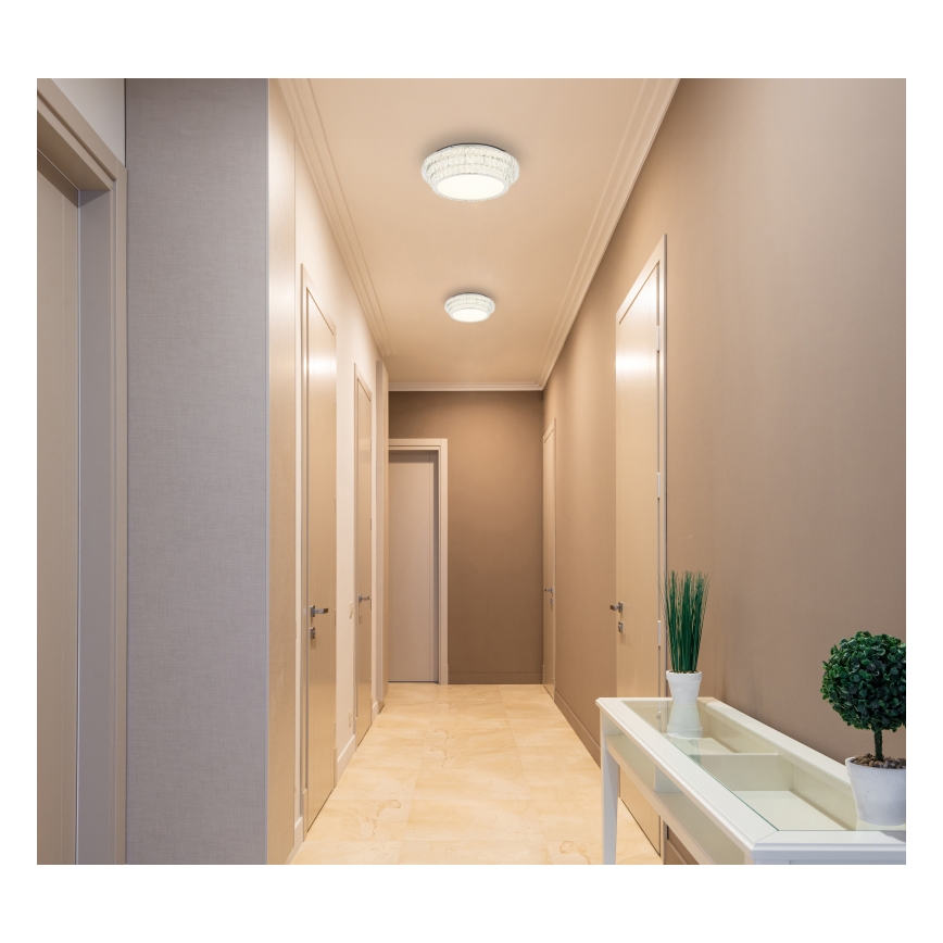 Globo - Plafonieră LED dimabilă, 58W, 230V, 2700-6000K, diametru 60 cm, albă, cu telecomandă