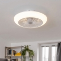 Globo LAFEE 03632W - Plafonieră LED cu ventilator, LED/18W/230V