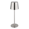 Globo - Lampă de birou cu LED, reglabilă prin control tactil, reîncărcabilă LED/2W/3,7V 3000/4000/6000K 2200 mAh crom lucios
