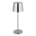 Globo - Lampă de birou cu LED, reglabilă prin control tactil, reîncărcabilă LED/2W/3,7V 3000/4000/6000K 2200 mAh crom lucios