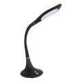 Globo - Lampă de birou flexibilă cu LED, reglabilă prin atingere LED/9W/230V 3000/4000/6500K neagră
