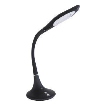 Globo - Lampă de birou flexibilă cu LED, reglabilă prin atingere LED/9W/230V 3000/4000/6500K neagră
