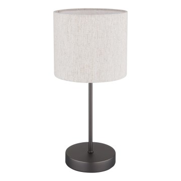 Globo - Lampă de masă 1xE27/25W/230V negru/bej