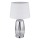 Globo - Lampă de masă 1xE27/40W/230V alb/argintiu