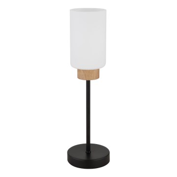 Globo - Lampă de masă 1xE27/60W/230V negru/alb