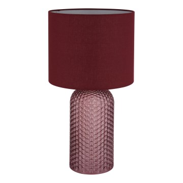 Globo - Lampă de masă 1xE27/60W/230V roșie
