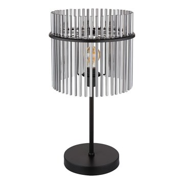 Globo - Lampă de masă 1xE27/60W/230V, Ø 30 cm, neagră