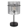 Globo - Lampă de masă 1xE27/60W/230V, Ø 30 cm, neagră