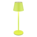 Globo - Lampă de masă exterioară reîncărcabilă, tactilă și reglabilă în intensitate, 3-în-1 LED/3W/5V 3000/4000/5000K IP54 1800 mAh verde