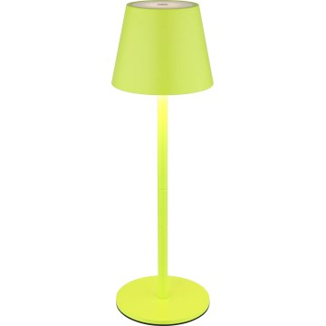 Globo - Lampă de masă exterioară reîncărcabilă, tactilă și reglabilă în intensitate, 3-în-1 LED/3W/5V 3000/4000/5000K IP54 1800 mAh verde