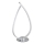Globo - Lampă de masă LED/6W/230V argintie
