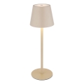 Globo - Lampă de masă LED reîncărcabilă, dimabilă cu control tactil, pentru exterior, 3-în-1, LED/3W/5V, 3000/4000/5000K, IP54, 1800 mAh