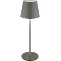 Globo - Lampă de masă LED reîncărcabilă, tactilă și reglabilă pentru exterior 3în1 LED/3W/5V 3000/4000/5000K IP54 1800 mAh gri