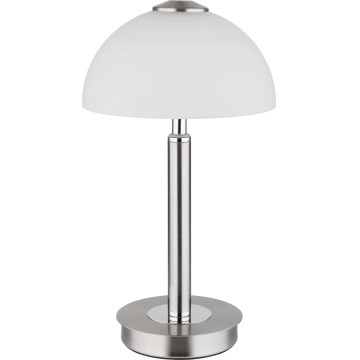 Globo - Lampă de masă tactilă dimabilă cu LED, 7W, 230V, 3000K, crom mat
