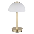 Globo - Lampă de masă tactilă dimerizabilă LED/7W/230V 3000K alamă
