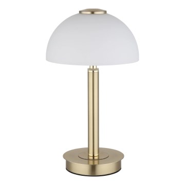 Globo - Lampă de masă tactilă dimerizabilă LED/7W/230V 3000K alamă