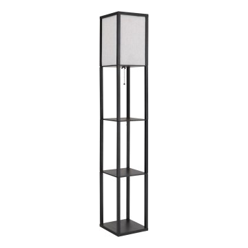 Globo - Lampă de podea 1xE27/60W/230V neagră