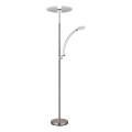 Globo - Lampă de podea LED dimabilă LED/40W/230V + LED/5,5W 2700/4000/6000K crom mat
