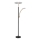 Globo - Lampă de podea LED dimmabilă LED/40W/230V + LED/5,5W 2700/4000/6000K neagră