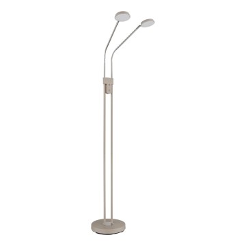 Globo - Lampă de podea LED reglabilă 2xLED/6,5W/230V 2700/3350/4000K bej