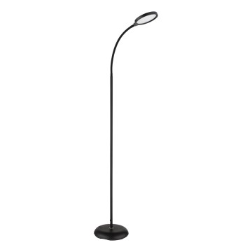 Globo - Lampă de podea tactilă LED dimabilă LED/8W/230V 2700K/4000K/6500K neagră
