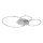 Globo - Lampă de tavan LED reglabilă LED/36W/230V 2700-6000K argintie + telecomandă