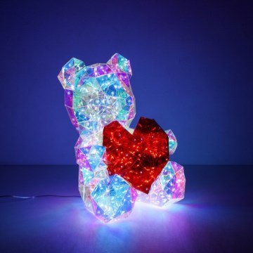 Globo - Lampă decorativă LED de masă, în ambalaj cadou, LED/6W/5V USB, urs