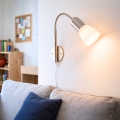 Globo - Lampă flexibilă 1xE14/40W/230V crom mat
