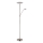 Globo - Lampă LED de podea dimabilă LED/28W/230V + LED/5W 3000K crom lucios