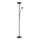 Globo - Lampă LED de podea reglabilă LED/18,5W/230V + LED/4,5W 3000K neagră