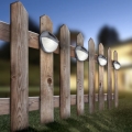 Globo - Lampă solară de perete cu LED 2xLED/0,06W/1,2V IP44 200 mAh