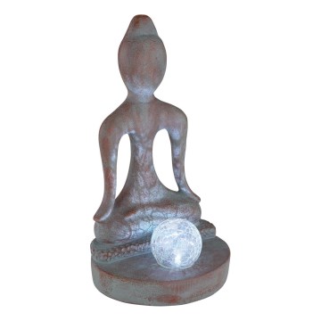 Globo - Lampă solară LED/3V IP44 200 mAh, statuie Buddha