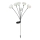 Globo - Lampă solară LED RGB, 6 x LED, 1,2 V, IP44, 300 mAh