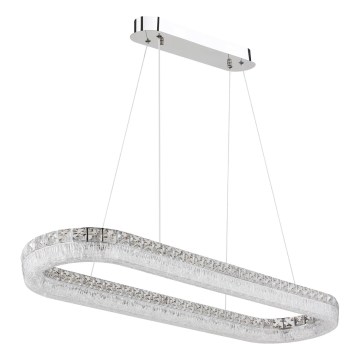 Globo - Lampă suspendată LED reglabilă pe cablu LED/40W/230V 2700-6000K clară + telecomandă