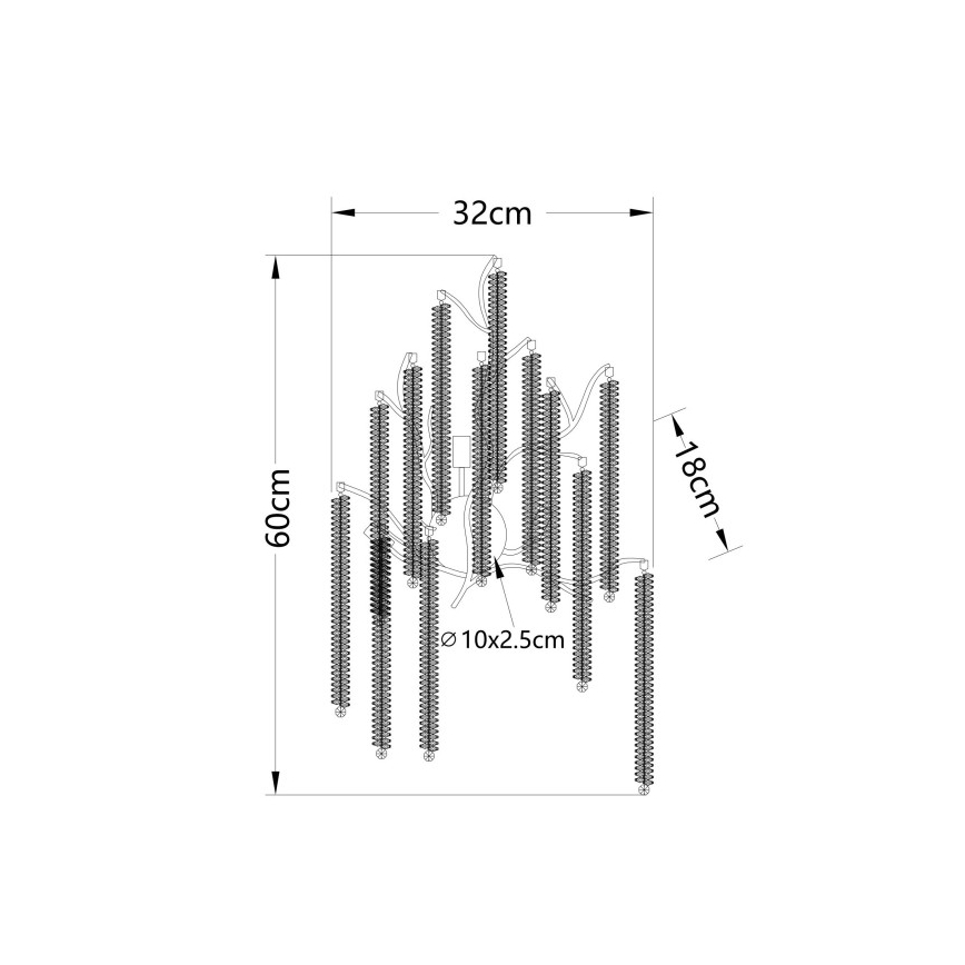 Globo - Aplică LED de perete 3xG9/8W/230V