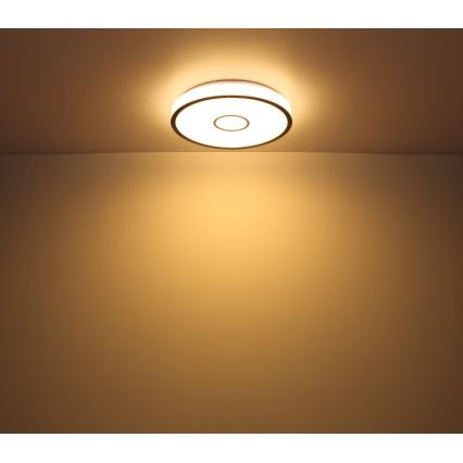 Globo - Lumină LED RGB pentru baie, reglabilă, LED/30W/230V IP44 Wi-Fi Tuya + telecomandă