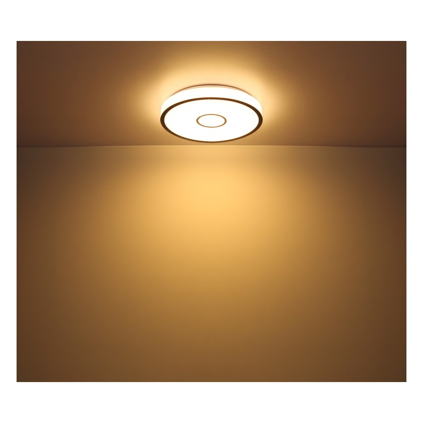 Globo - Lumină LED RGB pentru baie, reglabilă, LED/30W/230V IP44 Wi-Fi Tuya + telecomandă