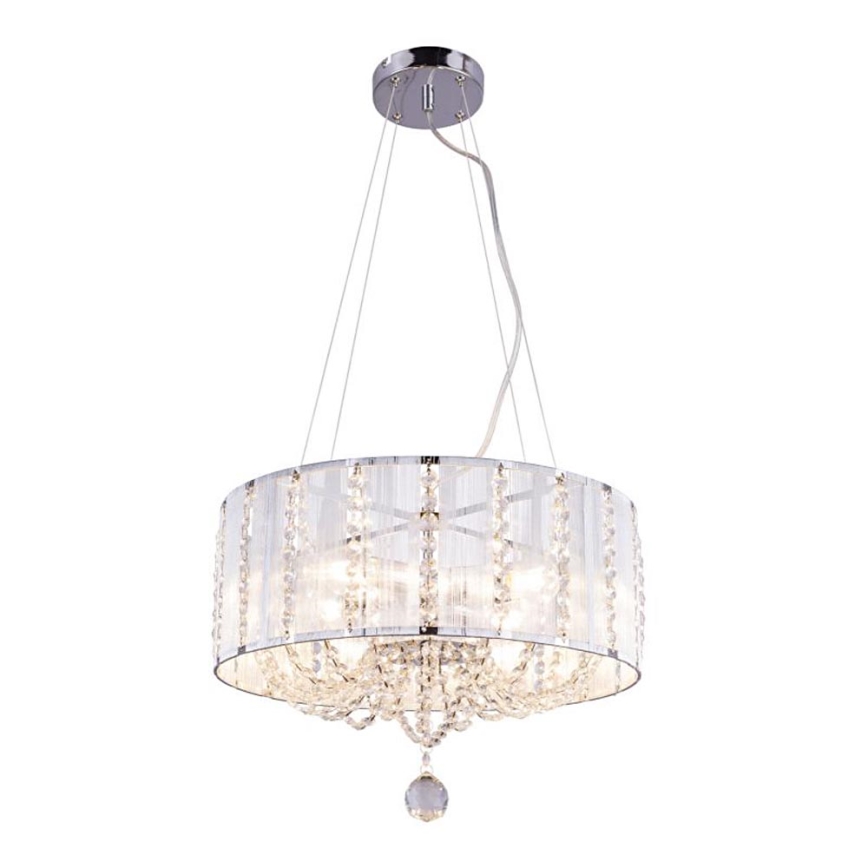 Globo - Lustră de cristal pe cablu 4xE14/40W/230V