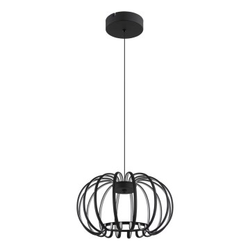Globo - Lustră LED dimerizabilă suspendată pe cablu, LED/40W/230V, 3000K, neagră