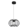 Globo - Lustră LED dimerizabilă suspendată pe cablu, LED/40W/230V, 3000K, neagră