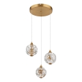 Globo - Lustră LED pe cablu LED/24W/230V 3000K aurie