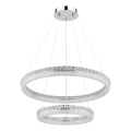 Globo - Lustră LED reglabilă pe cablu LED/72W/230V 2700-6000K transparentă + telecomandă