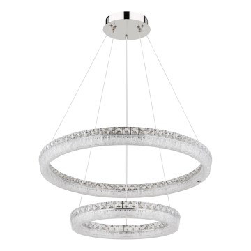 Globo - Lustră LED reglabilă pe cablu LED/72W/230V 2700-6000K transparentă + telecomandă