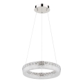 Globo - Lustră LED reglabilă suspendată pe cablu LED/24W/230V 2700-6000K transparentă + telecomandă