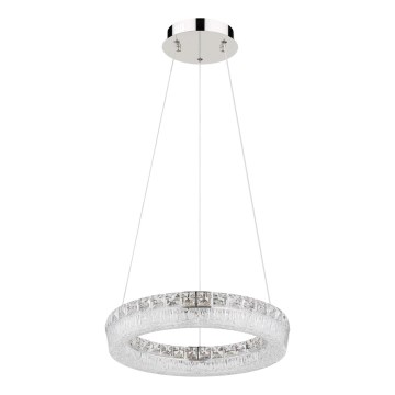 Globo - Lustră LED reglabilă suspendată pe cablu LED/24W/230V 2700-6000K transparentă + telecomandă