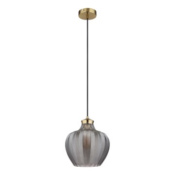 Globo - Lustra pe cablu 1xE27/60W/230V Ø 22 cm fumurie