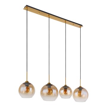 Globo - Lustră pe cablu 4xE27/60W/230V alamă