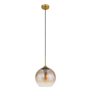 Globo - Lustră suspendată pe cablu 1xE27/60W/230V alamă