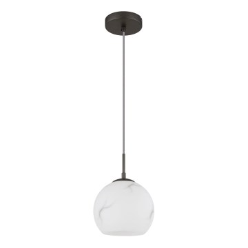 Globo - Lustră suspendată pe cablu 1xE27/60W/230V diam. 20 cm